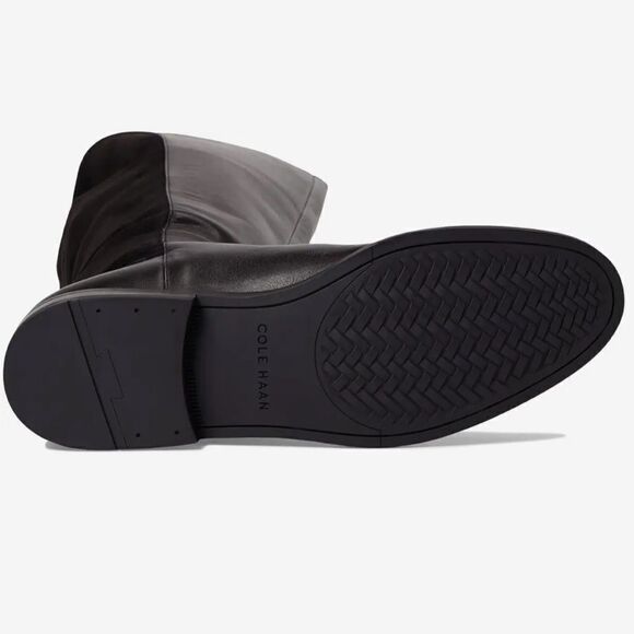 Cole Haan Chase Tall Boots in Black Leather, 7, NWOB - Picture 4 of 11